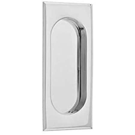 Patioplus Rectangular Flush Pull, Bright Chrome PA2177962
